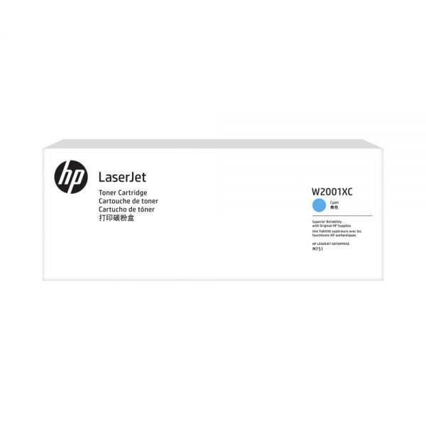 HP 658X Cyn Contract LaserJet Toner Crtg W2001XC