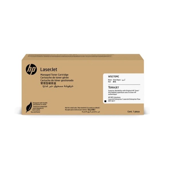 HP Black Managed Original LaserJet Toner Cartridge W9270MC v2