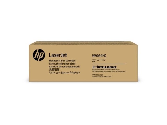 HP Cyan Managed LJ Toner Cartridge W9191MC