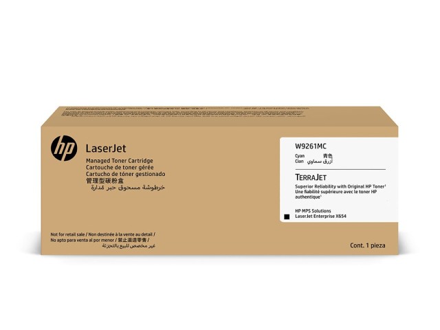 HP Cyan Managed Oriinal LaserJet Toner Cartridge W9261MC v2