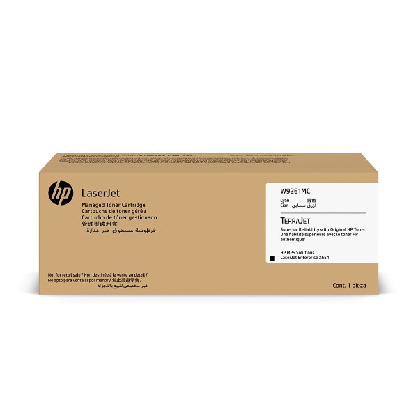 HP Cyan Managed Oriinal LaserJet Toner Cartridge W9261MC