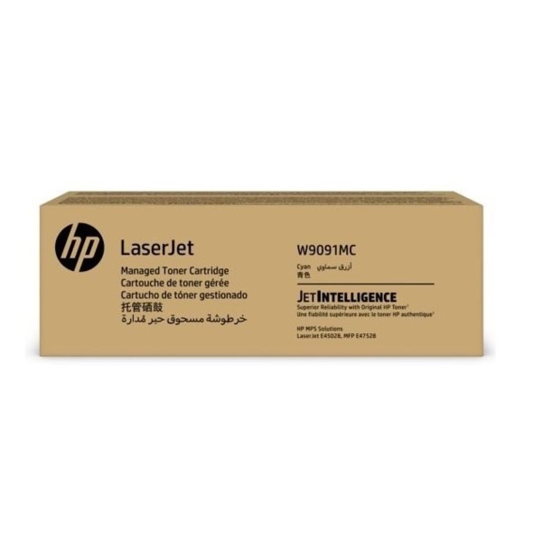 HP High Yield Cyan Managed Original LaserJet Toner Cartridge W9091MC
