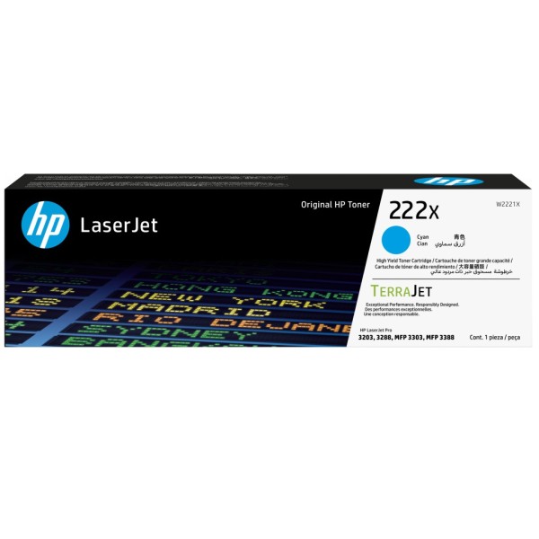 HP LaserJet 222X Cian