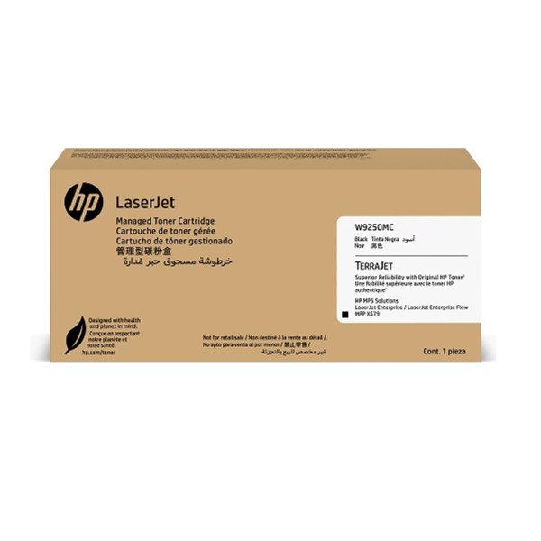 HP LaserJet Black Managed Toner Crtg W9250MC