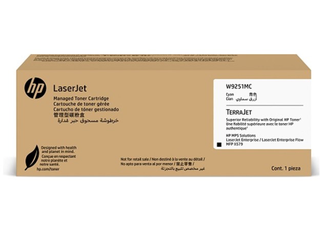 HP LaserJet Cyan Managed Toner Crtg W9251MC v3