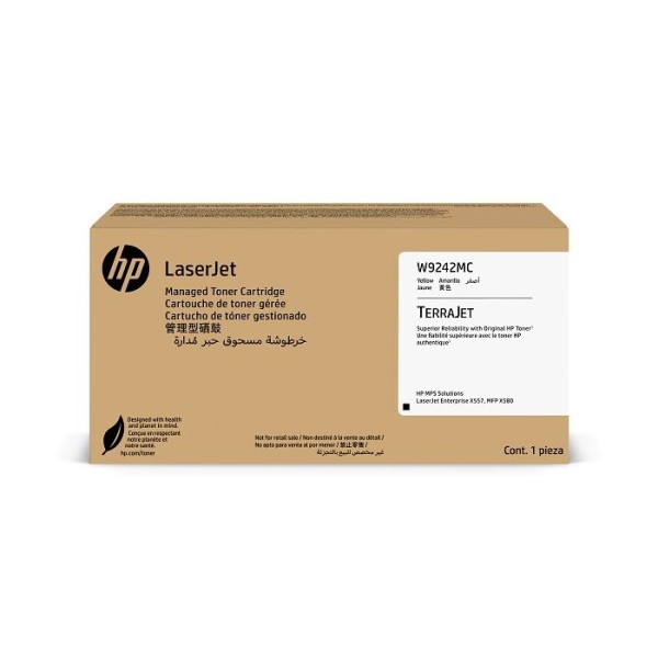 HP LaserJet Yellow Managed Toner Crtg W9242MC