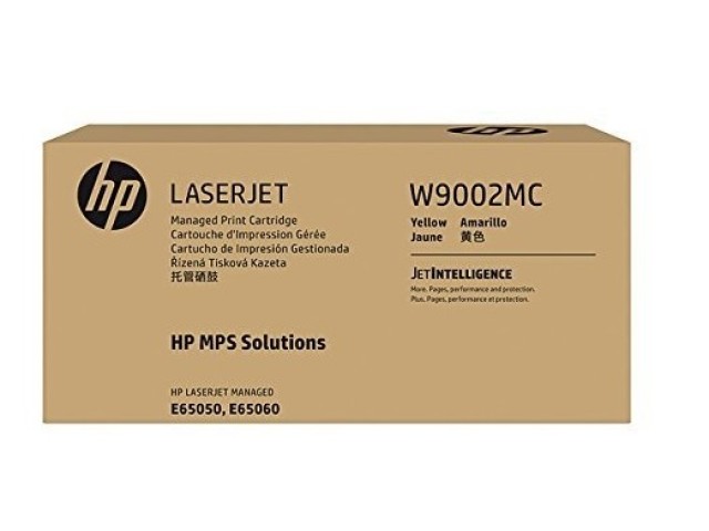 HP Yellow Managed LJ Toner Cartridge W9002MC
