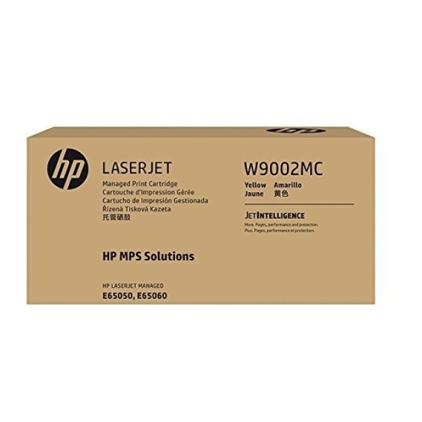 HP Yellow Managed LJ Toner Cartridge W9002MC