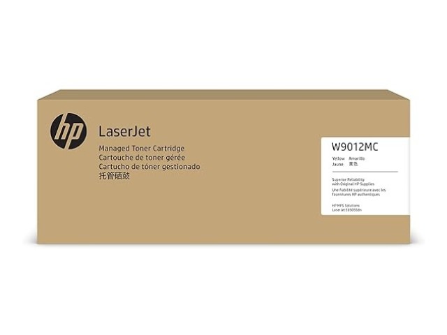 HP Yellow Managed Original LaserJet Toner Cartridge W9012MC v2