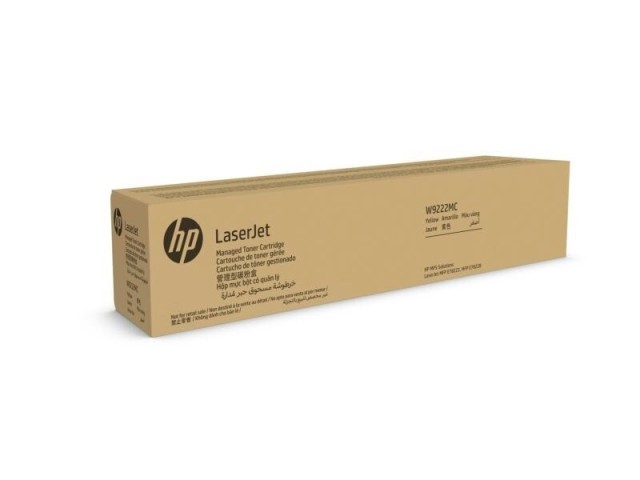 HP Yellow Managed Original LaserJet Toner Cartridge W9222MC