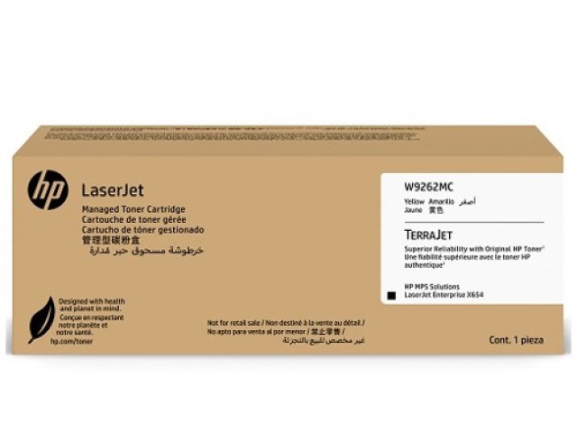 HP Yellow Managed Original LaserJet Toner Cartridge W9262MC