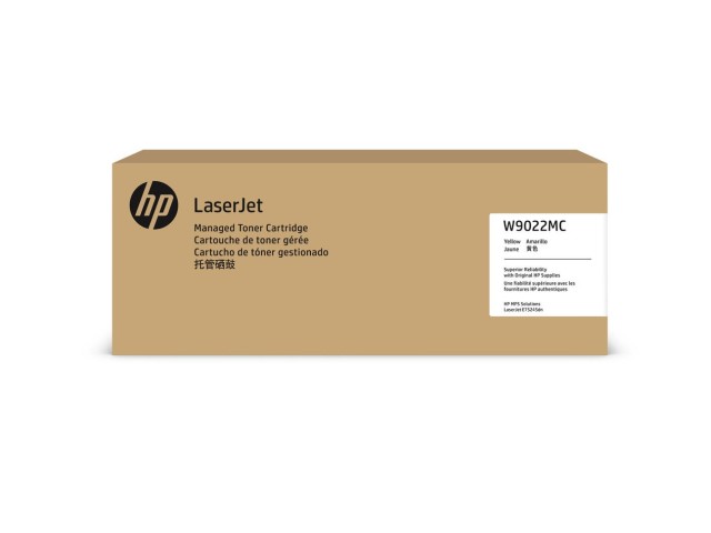 HP Ylw Managed LaserJet Toner Crtg W9022MC v2