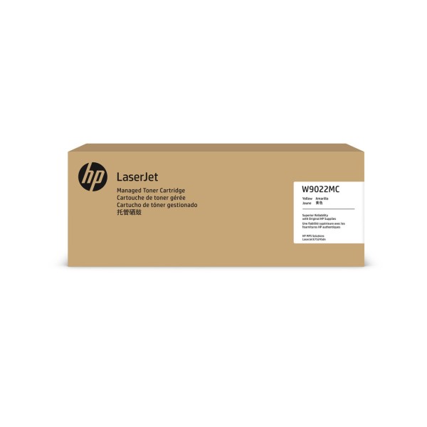 HP Ylw Managed LaserJet Toner Crtg W9022MC v2