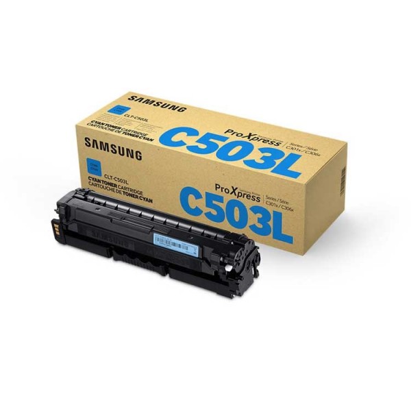 Samsung CLT C503L H Yld Cyan Toner Crtg SU019A