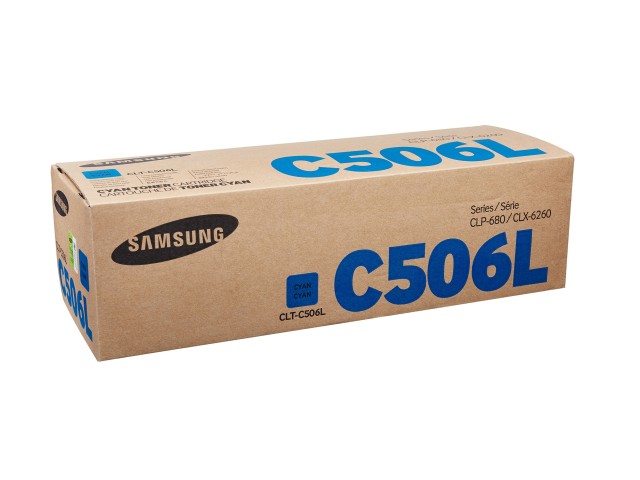 Samsung CLT C506L H Yld Cyan Toner Crtg SU042A v2