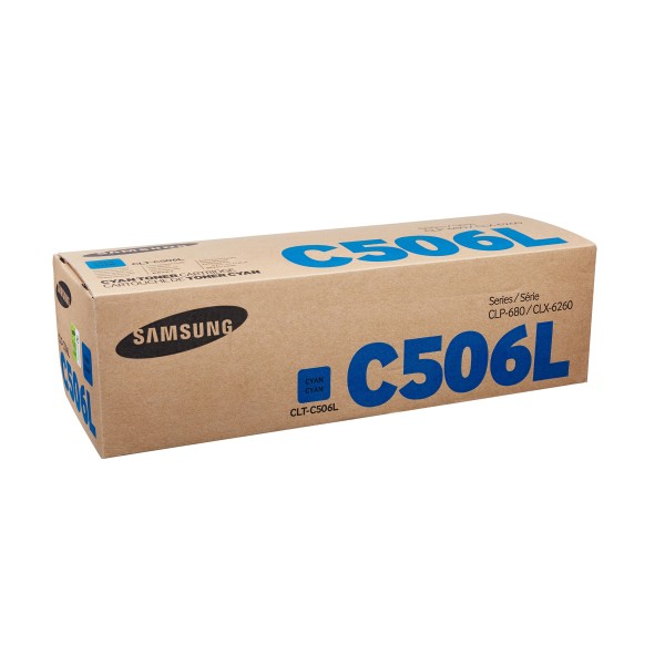 Samsung CLT C506L H Yld Cyan Toner Crtg SU042A