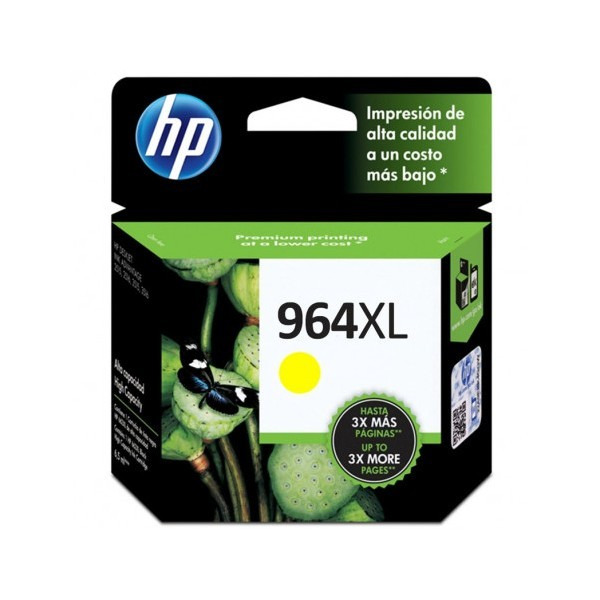 tinta hp 964xl amarillo 3ja56a officejet 9020 9010 app 1600 pgnas 1 v2